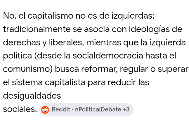 Msfc28's tweet photo. @AdrianDanielFer @quarter14544 La izquierda es capitalista? Hablas de la izquierda de EEUU? Sabes que en EEUU no existe la izquierda?
El capitalismo siempre es de derechas!
Te lo va a decir Google para que dejes de hacer en tonto.
Capitalismo, ahorro y trabajo duro, no hay otra para crear riqueza, fin. https://t.co/DwfqE1xNrM