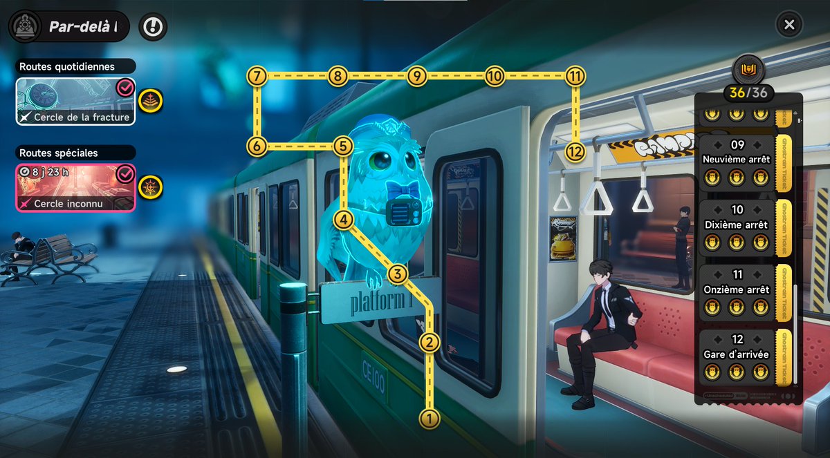 MarLo_kh's tweet photo. Back to 100% completion on Beyond the Rails.
The latest Special Routes are done: 36/36 ✅

#NTE #NevernessToEverness https://t.co/rOlL1jEC77