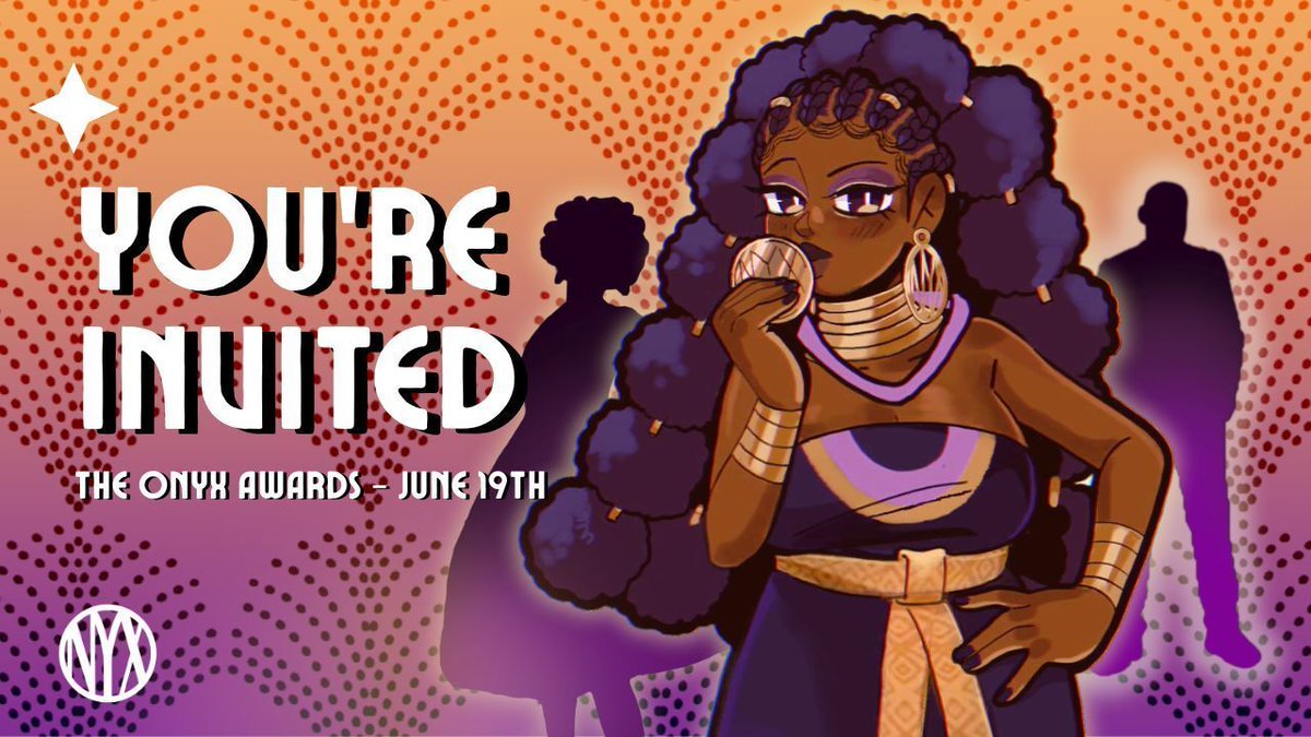 TheOnyxAwards's tweet photo. Can you believe we only have 1 week left?! 🤭

Join Us June 19th to celebrate your favorite Black VTubers at the Onyx Awards. 💜 https://t.co/1AYlsKlKRt