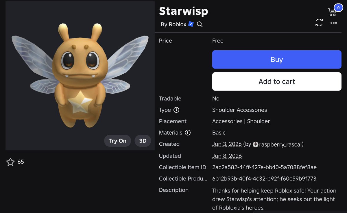 lilygia's tweet photo. FREE item from Roblox!!
https://t.co/PZMHPfvtxK https://t.co/1TMj5wEMtp