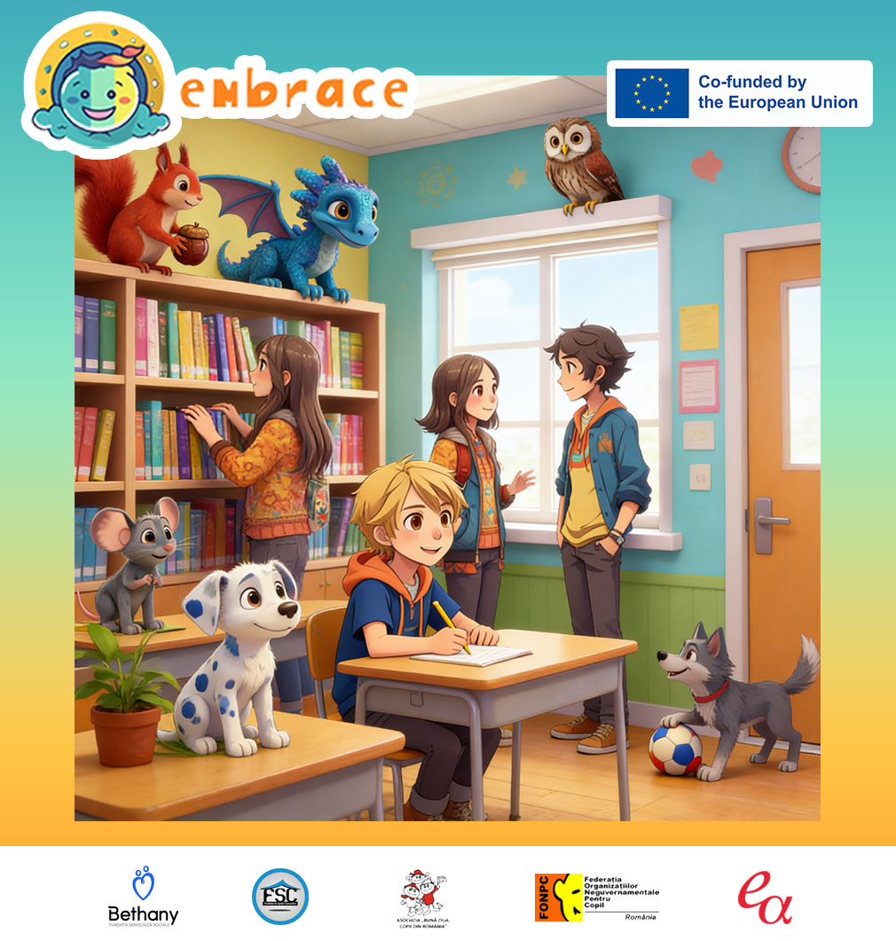 embrace_cerv's tweet photo. @embrace_cerv final month! Promoting school mental health &amp; the EU whole-school approach.

Funding Agency: https://t.co/k4GXkQbPra
Learn more about EMBRACE: https://t.co/utKMn5bN2v

#EMBRACEProject #EACEA #CERV #EUCofunded #SDG3 #Innovation #ChildMentalHealth https://t.co/cUf3zdgjfD