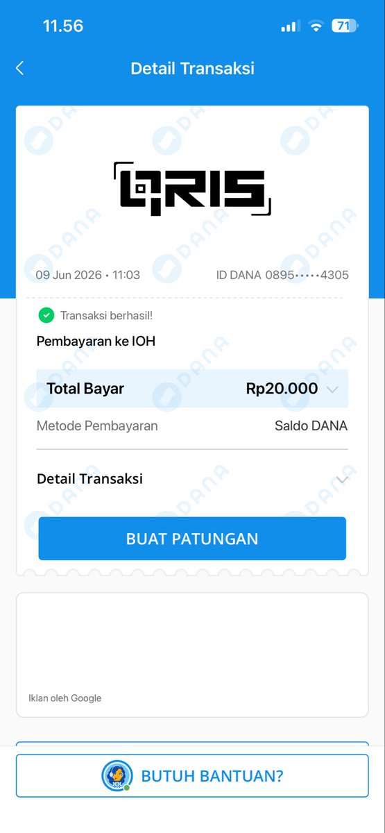 premiavv's tweet photo. @CareIM3 min beli kuota diaplikasi my im3 saldo saya sudah terpotong tapi kuotanya ga masuk, sudah saya dm tolong segera ditindak lanjuti yaa https://t.co/vpvCMxff8N