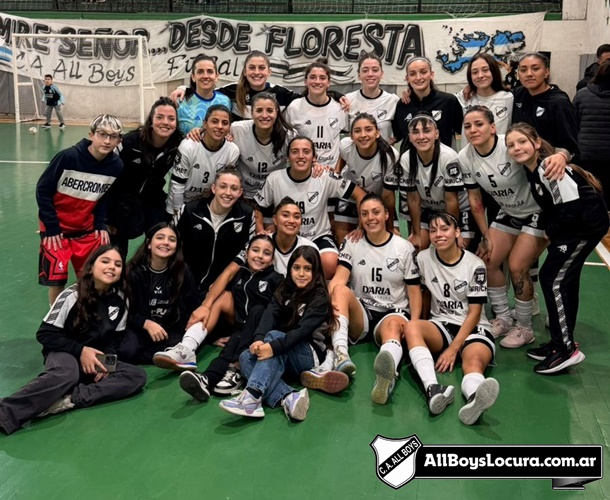 AllBoysLocura's tweet photo. Futsal Femenino AFA: Victoria de #AllBoys por 5 a 2 contra #Pinocho..
Goles de Agustina González; Candela Cejas, Natta, Borda y Naud!! https://t.co/KNaYw9AMrn