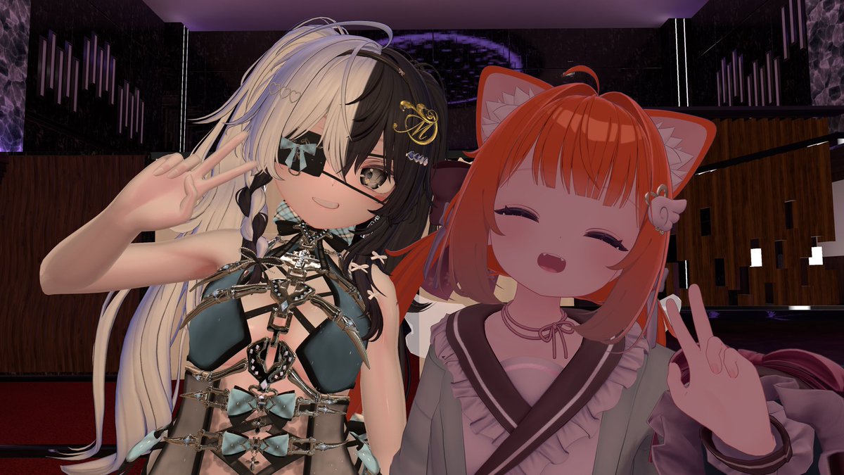 Blacknakigyo's tweet photo. #morgana_vrc
モルガナ出たがな！
みすちゃん、なっつさん御来店ありがとうございました！ https://t.co/bDcVYeczUc