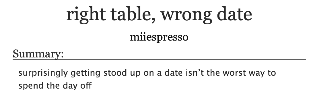 mohabbotarchive's tweet photo. right table, wrong date | miiespresso 1.7k #MohabbotMondayBirthdayBash 

🔗: https://t.co/Tc9EGNrha1 https://t.co/DgsuxkV8VF