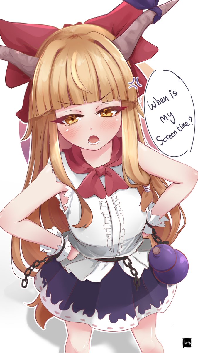 Lykesya's tweet photo. Angry Watermelon! 🍉🍉💢

 #東方Project #touhouproject https://t.co/tMJfrDi0PI