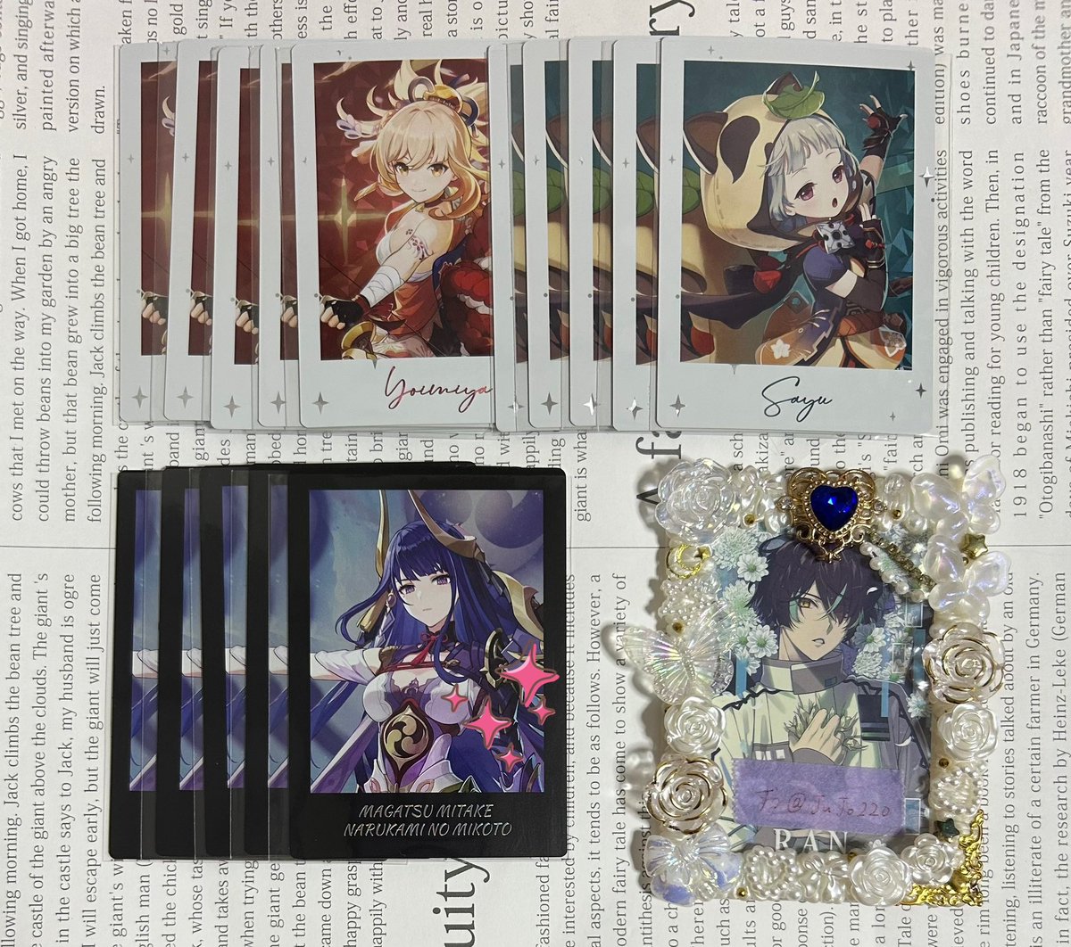 jujo22o's tweet photo. 【交換 譲渡】原神 Fes チェキ スメール 稲妻

譲)ナヒーダ ニィロウ 週ボススカラマシュ
一斗 裟羅 忍 トーマ 万葉 ゴロー 綺良々 千織 心海 綾華 宵宮 早柚 週ボス雷電

求)70円/枚+送料orティナリorアルベド

交換譲渡優劣なし

✨は当方任意>他の子から倍数>同数抱合せ

気軽にお声がけ下さい🌼 https://t.co/9BD0Gdflwx