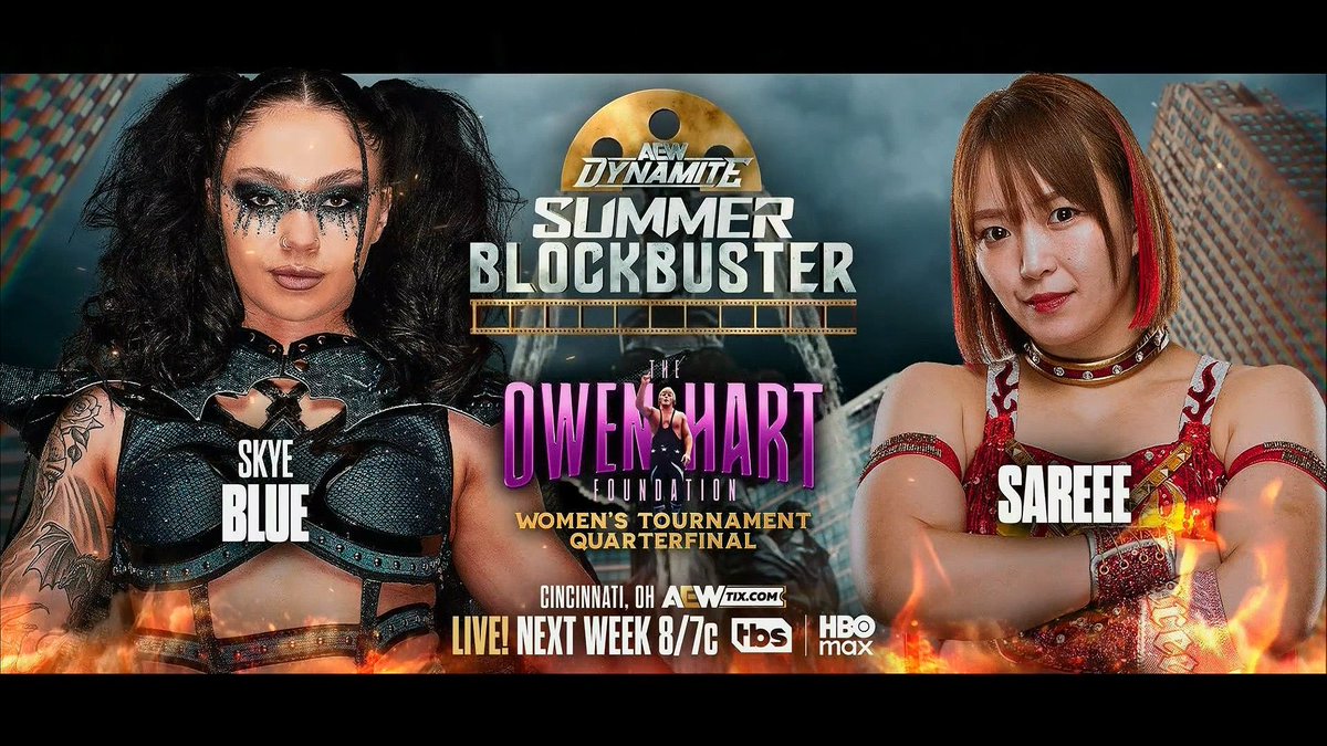 ScottEWrestling's tweet photo. In an interview talking with Masahiro Chono for Tokyo Sports, Sareee confirmed that her neck isn’t quite back to full strength yet. Because of that, her SPARK RUSH partner Takumi Iroha will travel with her and be in her corner for her AEW debut on Dynamite in the Owen Hart Tournament.

If Sareee is unable to compete due to her neck, she told Chono that it will be Iroha who will step in as substitute for her in this year’s tournament.

SPARK RUSH heads to AEW this Wednesday with the determination of winning the entire yournament — whether it’s Sareee or Iroha competing!

#Sareee | #AEWDynamite
