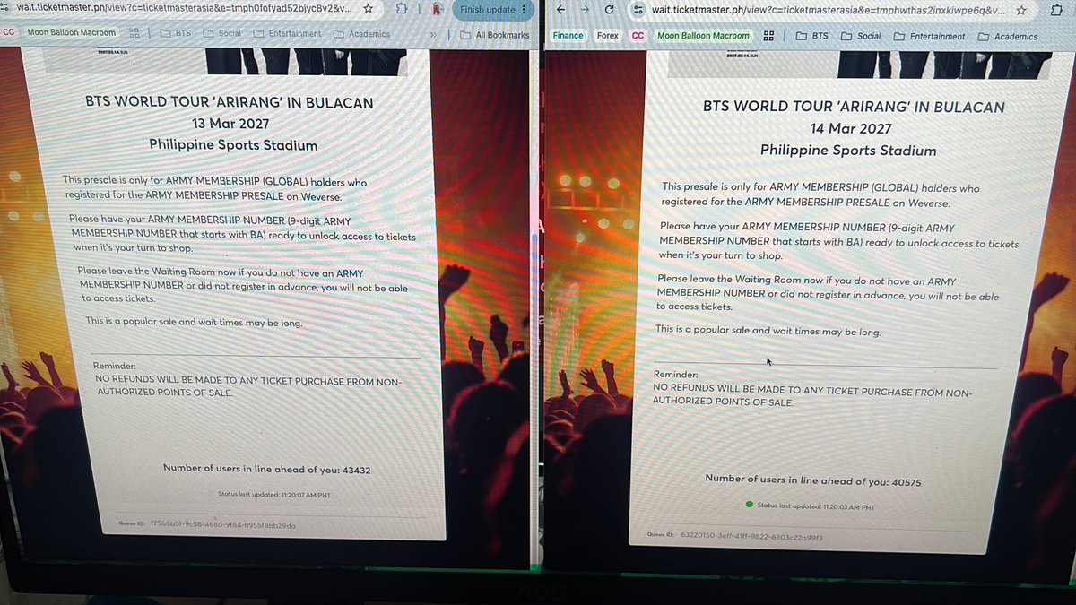 illeagull's tweet photo. Mas gusto ko mag Saturday pero if Sunday mas mabilis ang queue. Edi okay lang. OKAY LANG AS LONG AS MAKASECURE NG TICKET! 

#BTS_WORLDTOUR_ARIRANG_BULACAN https://t.co/T3RJ7oXJmK