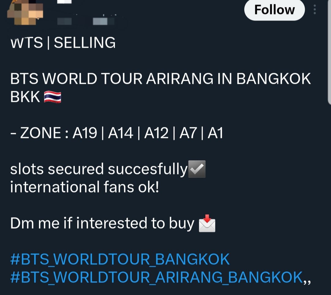 _YNWA613's tweet photo. ในขณะที่คนไทยยังไม่ขยับแต่ต่างชาติมันเริ่มแล้ว

#BTS_WORLDTOUR_BANGKOK https://t.co/48NSHnSWlr