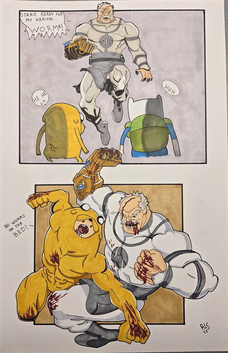 FarmIykay's tweet photo. Adventure time invincible cross over #invincible https://t.co/f5H74IoVy2