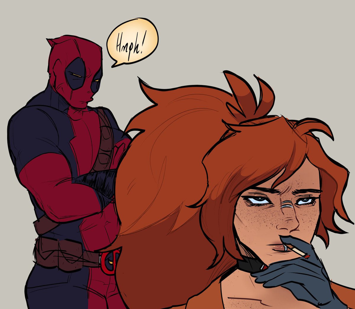 24ozlatte's tweet photo. he's only 40teen years old #deadpool #elsabloodstone https://t.co/0WKkJqJsKU