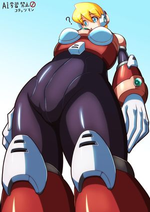 ReploidAlia's tweet photo. "Oh! What are you doing on your knees in front of me? Should you be down there like that?" https://t.co/b8Q1HdJZlK