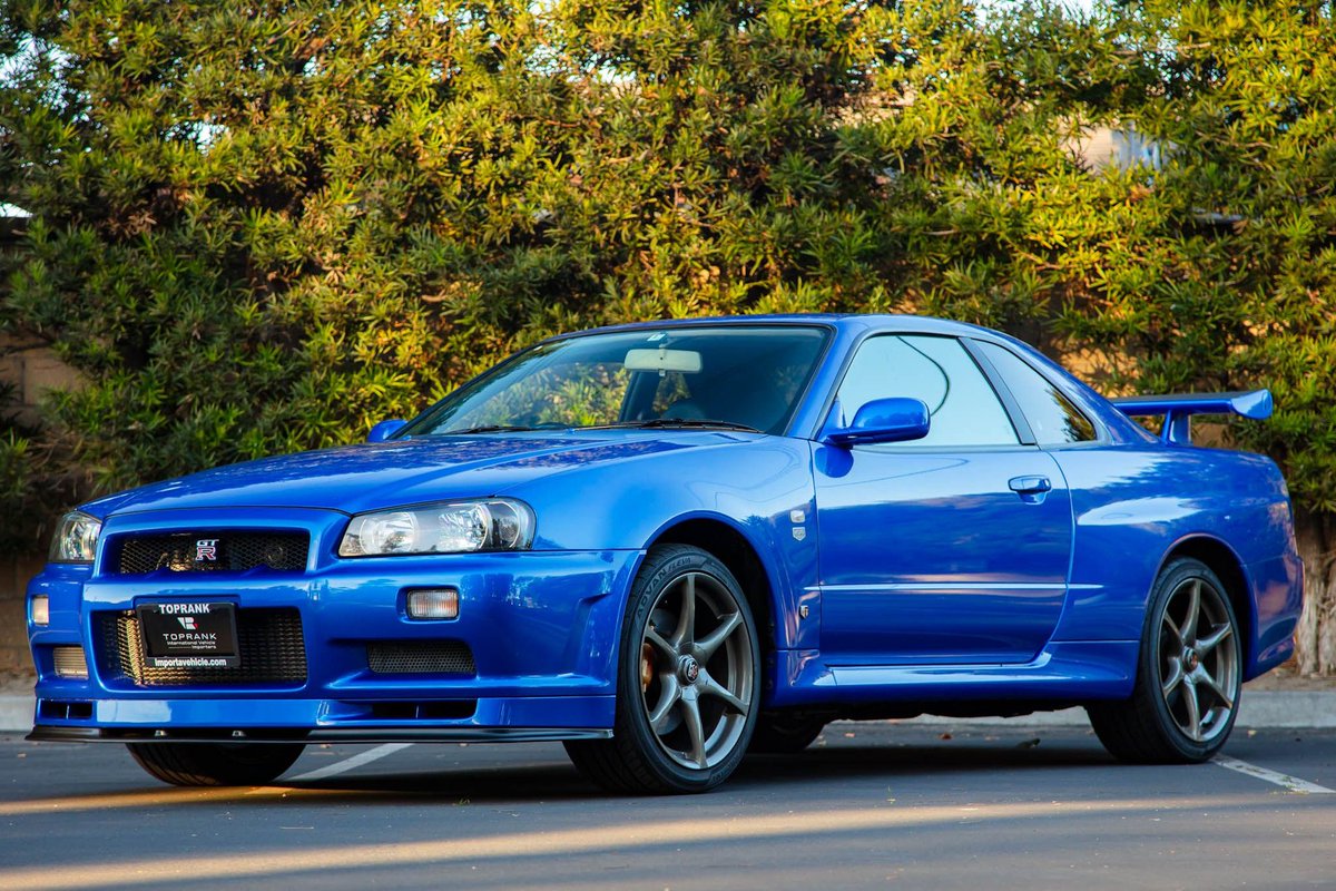 tyndago's tweet photo. 2000 Nissan Skyline GT-R

Bayside Blue

(RHD) Right Hand Drive

6-Speed Manual Transmission

17,437 KM (10,836 Miles) Total Actual Mileage

https://t.co/wUQg5Ngm44 https://t.co/EyLMLmYD3p