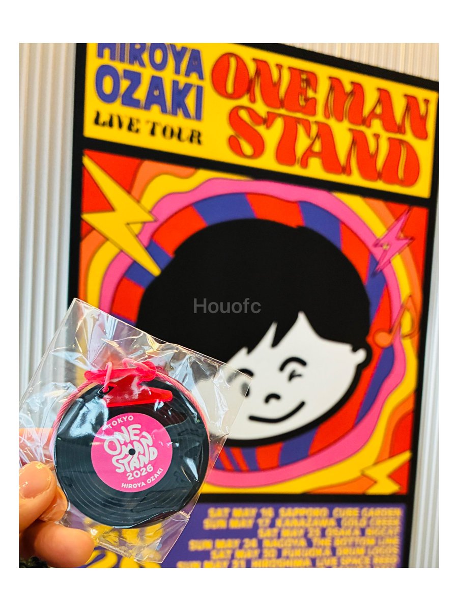 houofc's tweet photo. OMS2026ツアーグッズの会場別NFCレコード型キーホルダーの東京公演のコンテンツが更新されました！
セトリと共にファイナルを終えた裕哉のあの日の想いが詰まってます。

購入された方はスマホをかざしてみましょう☺️
#尾崎裕哉　#OMS2026 https://t.co/qPsJUWq599