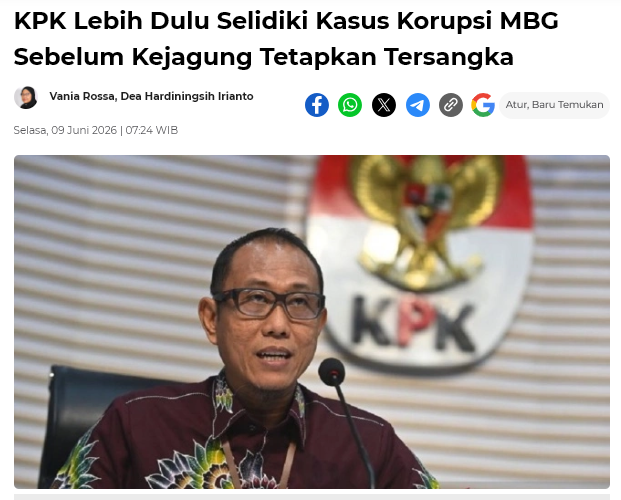 ferrykoto's tweet photo. Apakah Kejagung mendahului KPK untuk alasan tertentu? Atau KPK sedang buat alasan untuk tidak kehilangan muka karena dianggap lembaga tidak berguna?

Parah juga,.. Itu KDMP masih ada. Kita yg bukan penegak hukum saja tahu dan nyata melihat kerugian negara di KDMP. Koq KPK buta? https://t.co/cYyT2FL7I3