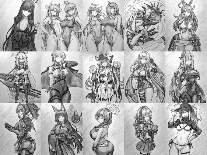 今年も残り半分になりました。
ゼンゼロイラストのおかげで
たくさんのフォロワー様に見て頂けて
本当に感謝しています。
これからも鉛筆から手を離すつもりはないので
よろしくお願いします。 