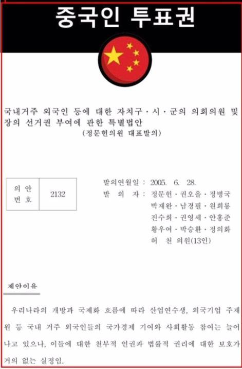 BP_Happy_Life's tweet photo. @Jaden250301 @endolph 주한미군 중에 영주권자가 있으면 투표권 줄걸? 주한미군이라서 투표권을 주지는 않고 영주권자에게 지방선거 투표권 주는 거라서. 그리고 중국인들에게 투표권 주는 법안 발의한 국회의원들 명단 첨부할 테니 참고 바람. https://t.co/of0Ri3r9x0