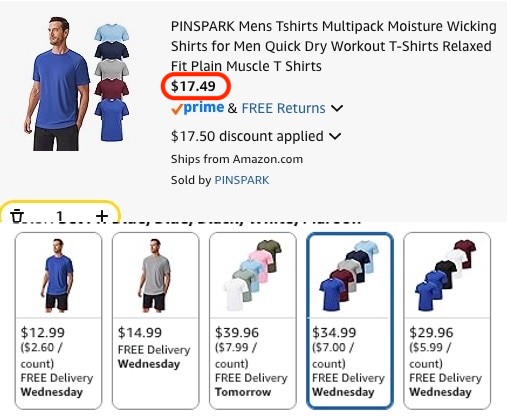 Pricerrors's tweet photo. GYM SHIRTS JUST GOT EVEN CHEAPER

There is a new Amazon listing that drops a set of t-shirts down to $3.50 each 

Same listing sells 1 t-shirt for $13...

Apply code 'TEEDEALS' at checkout

https://t.co/ApiFx4OE9g #ad https://t.co/W0oIXs9Q4A