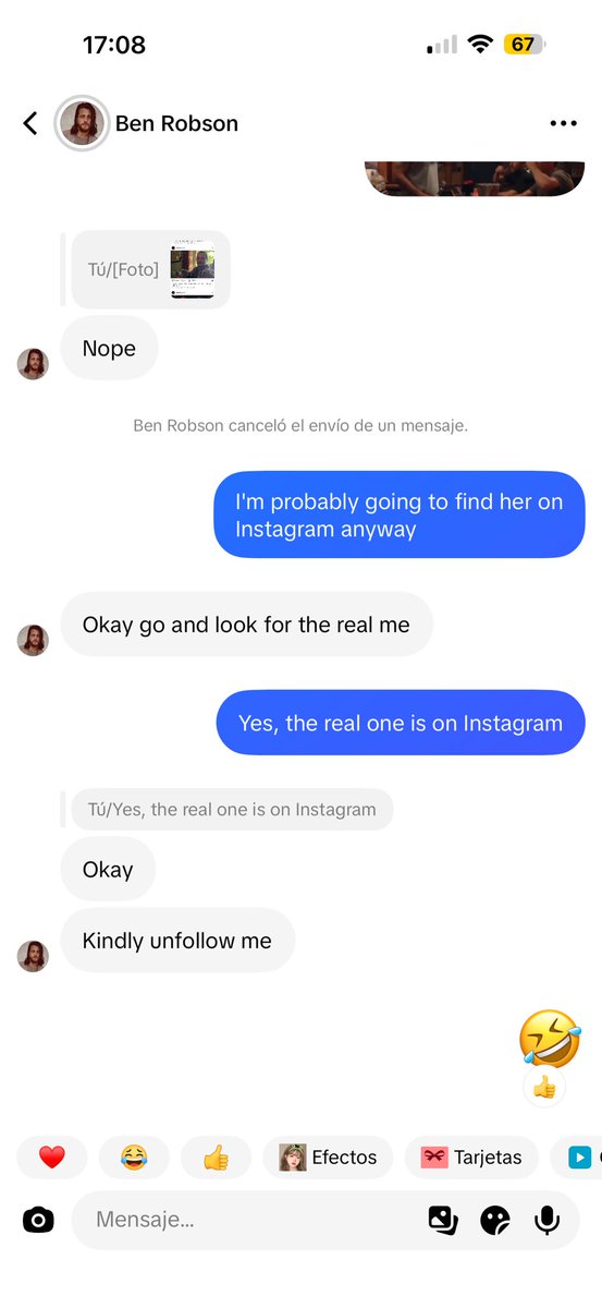 troforocks's tweet photo. @RobboBen Someone is impersonating you on TikTok https://t.co/3J7TGQcqkL
