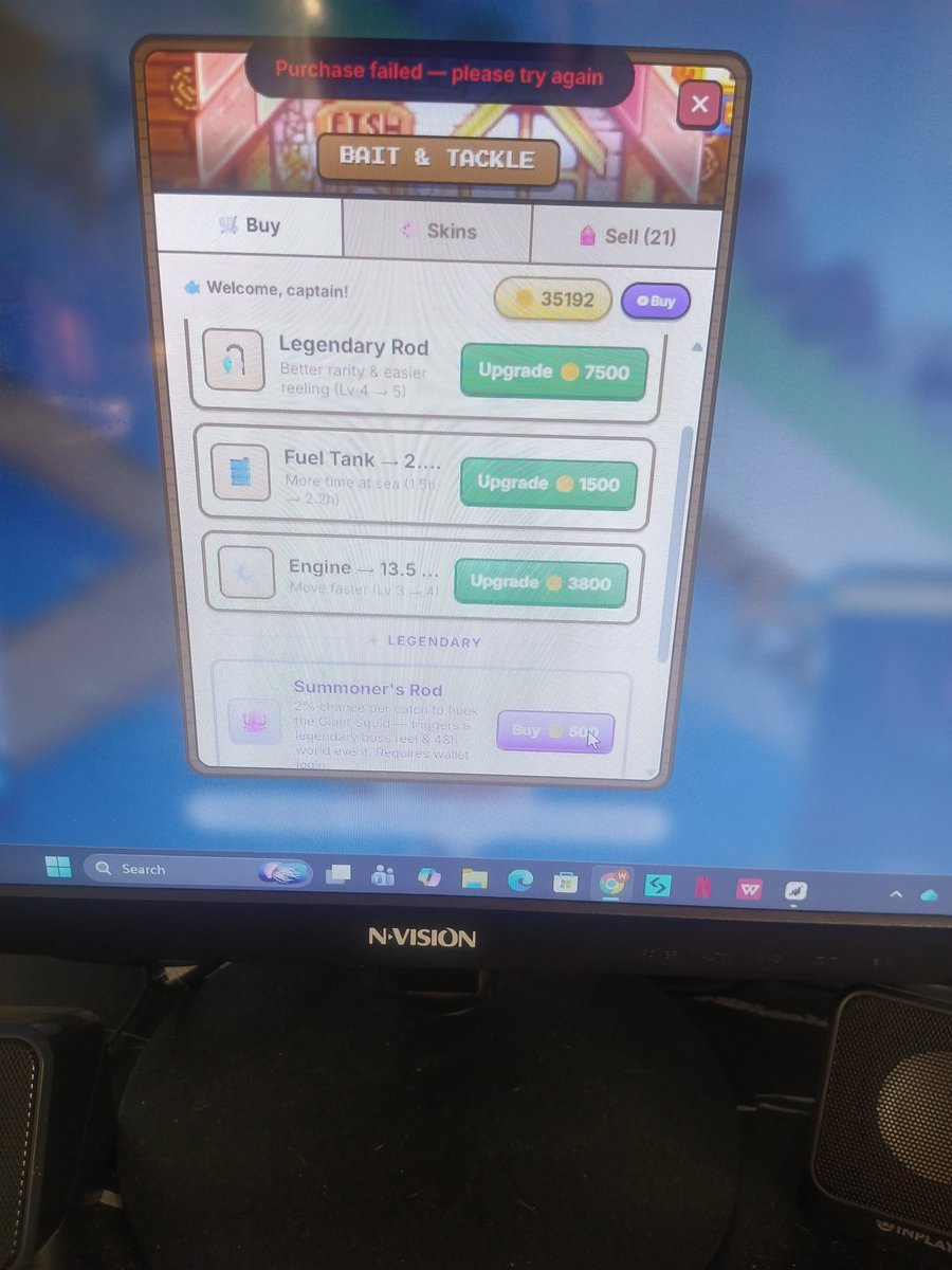 Bertday25's tweet photo. @VoxelVoyages Bro, I can't buy the summoners rop please fix it https://t.co/1V38ZhjpjI
