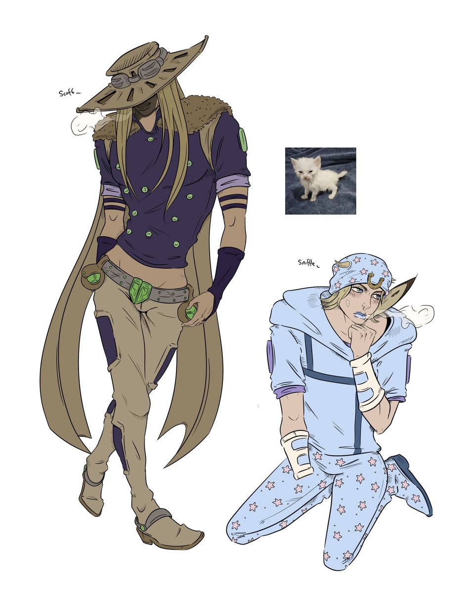 Finendann's tweet photo. why dis 🧸 so mad #jogy #gyjo #JJBA #SBR https://t.co/eRE21sW3CE