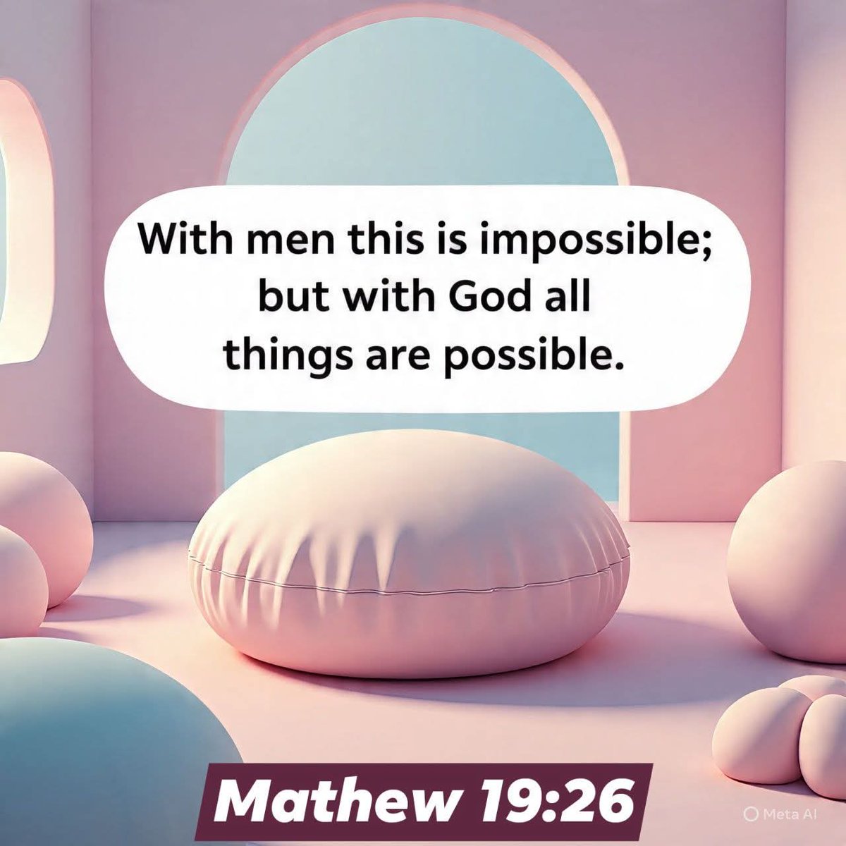 ajidenioo's tweet photo. But Jesus beheld them, and said unto them, With men this is impossible; but with God all things are possible.

Matthew 19:26 https://t.co/YBytLcPQo3