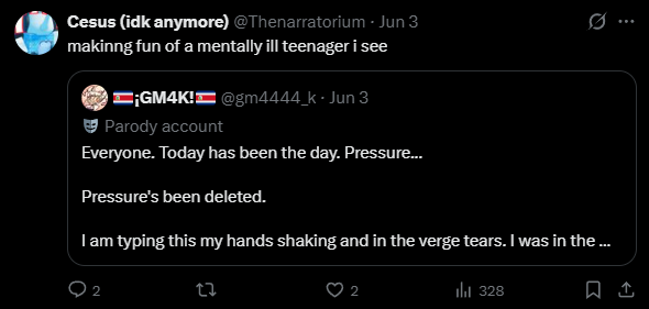 viscalii's tweet photo. @Hypertanapilled @Thenarratorium its even funnier when you look at his twitter and see him say this 😭 https://t.co/Lam8qLOvWB