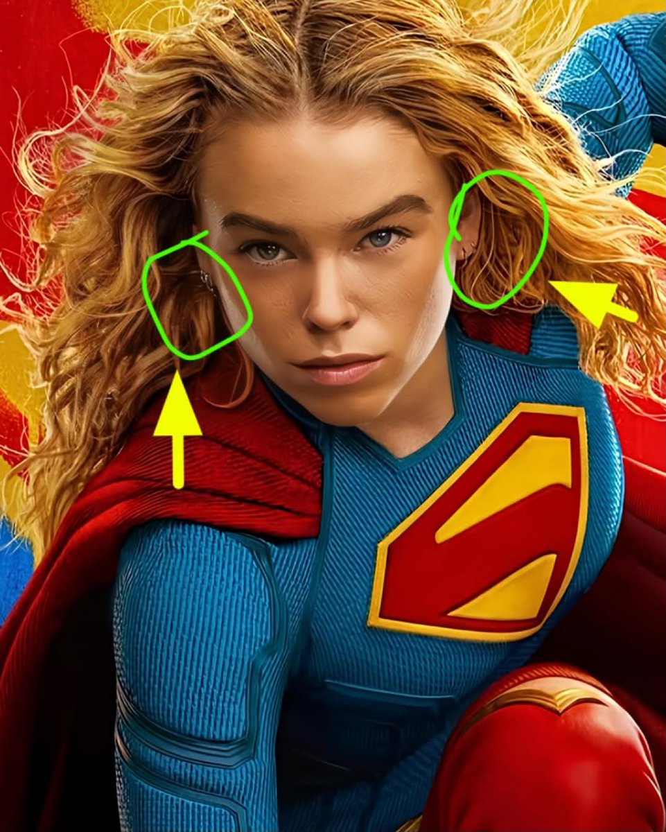 CultureCrave's tweet photo. James Gunn responds to random user complaining about Supergirl's ears being pierced https://t.co/7SzbuowbmT