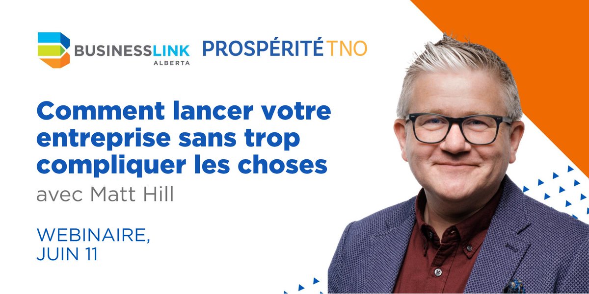 ProsperNWT's tweet photo. GRATUIT : Comment lancer votre entreprise sans trop compliquer les choses
Nul besoin d’un long plan d’affaires pour démarrer. Le 11 juin, apprenez à valider votre idée, à définir votre proposition de valeur et à élaborer un modèle d’entreprise simple.
https://t.co/aan3J7CfCa https://t.co/XnirFWRUlg