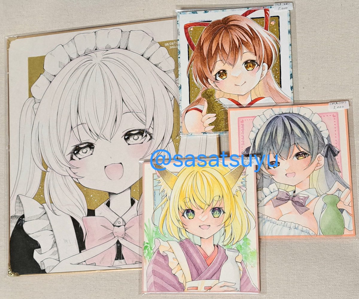 「明け方BOOTH登録完了しました。めちゃくちゃ時間かかったけど全ての作品登録でき」|ささつゆ🦊5/5【COMITIA144】H28b📚5/6【A40】参加のイラスト
