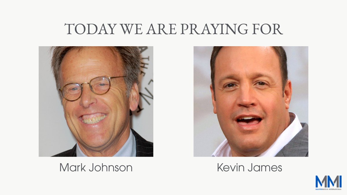 MastermediaIntl's tweet photo. Please join us in prayer today for producer Mark Johnson (The Notebook, @Shooter_USA, @BreakingBad, @HoldoversFilm) and actor @KevinJames (@PaulBlartMovie, @TheKOQ).

https://t.co/1QSmggYw0w https://t.co/wRseFtozih