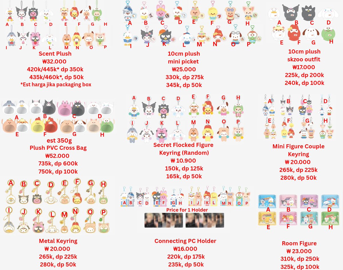 lixodde's tweet photo. OPEN PRE ORDER PO SKZOO X SANRIO CHARACTERS ONLINE 

Ada grup wa
Dom Jakbar https://t.co/0M7Y0oUmHI