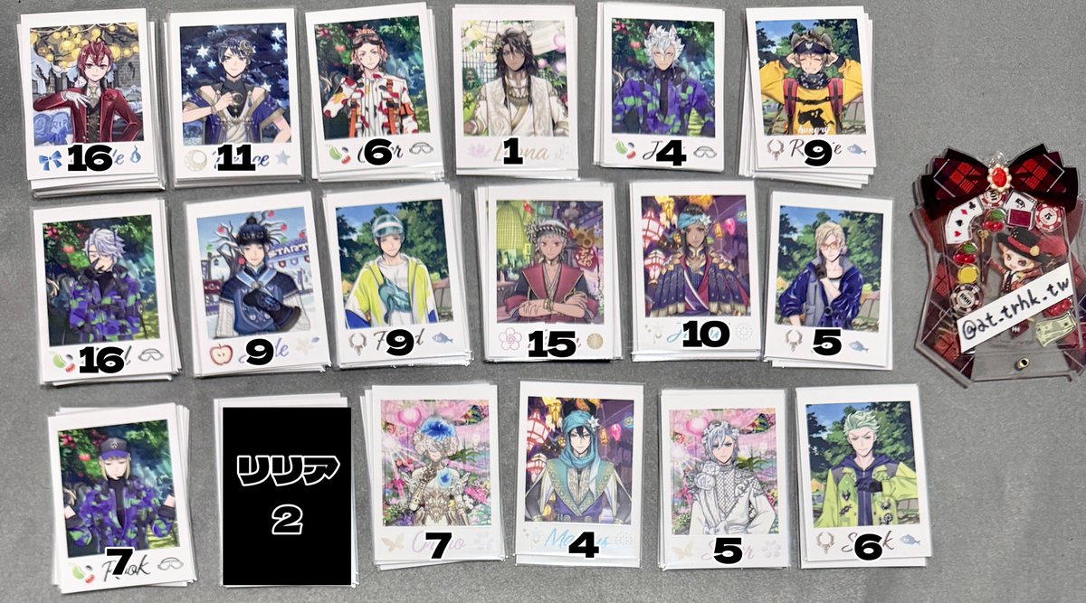 at_trhk_tw's tweet photo. ツイステ 交換 ランダムカード ツイステ展

譲 ☆リドル、デュース、ケイト、レオナ、♡ジャック、ラギー、☆アズール、ジェイド、フロイド、☆カリム、ジャミル、♡ヴィル、ルーク、♡オルト、マレウス、シルバー、♡セベク、リリア

求 エース＞定価

6/9 本日福岡会場手渡しのみ
譲渡は☆♡のみ https://t.co/mEDBBodwXq