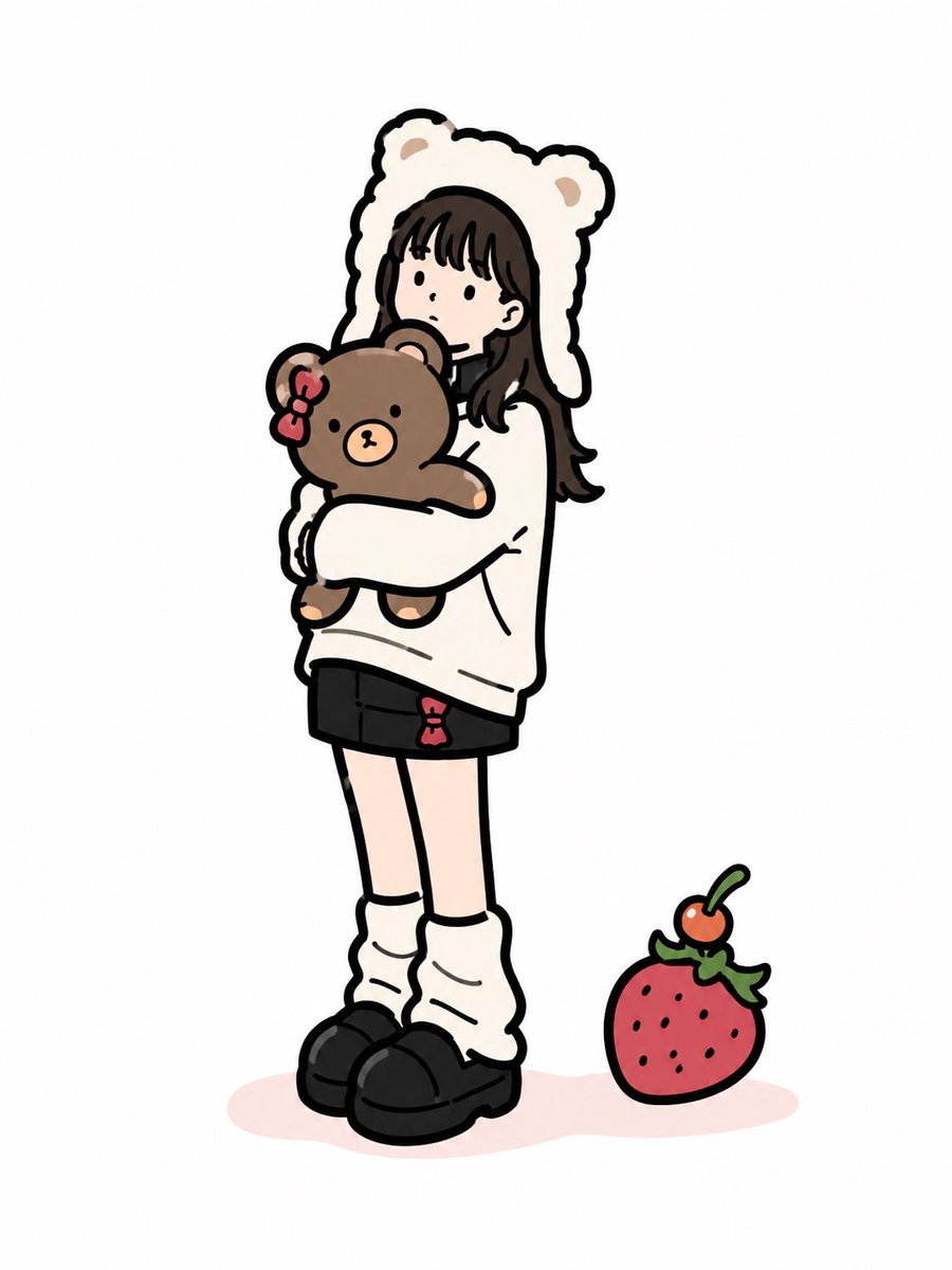 sarakuma_c's tweet photo. かわいいのできた、ちゃんとぽいかも🧸🍓 https://t.co/VmYYk1vDdc