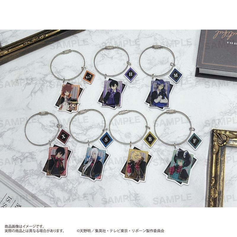 リボーン VARIA ヴァリアー アクリルキーホルダー J-WORLD コレイズで予約開始！ 家庭教師ヒットマンREBORN!_ワイヤーアクリル