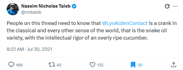 LynAldenContact's tweet photo. You only achieve Super Saiyan status once Nassim Taleb names you after a vegetable, as he honorably did for me five years ago.

Most of the best Saiyans are named after vegetables, including Prince Vegeta himself.

It's a right of passage. https://t.co/JFlaciYZJa
