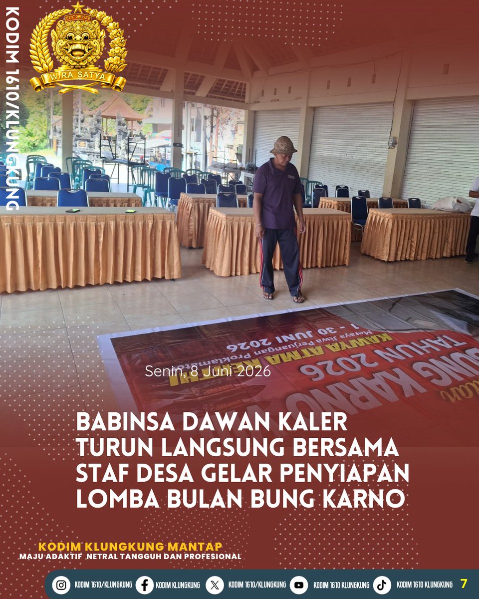 Dim1610klk's tweet photo. Balai Desa Dawan Kaler Dipercantik Oleh Babinsa dan Staf Desa Jelang Lomba Bulan Bung Karno https://t.co/uzvr6iDZPZ