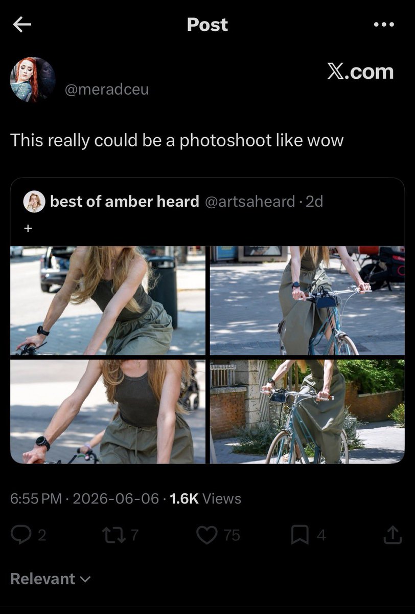 chikadeechirps's tweet photo. That’s because it is? This is the most staged shit since Amber Heard staged literal shit. https://t.co/qDDSJG1ELm