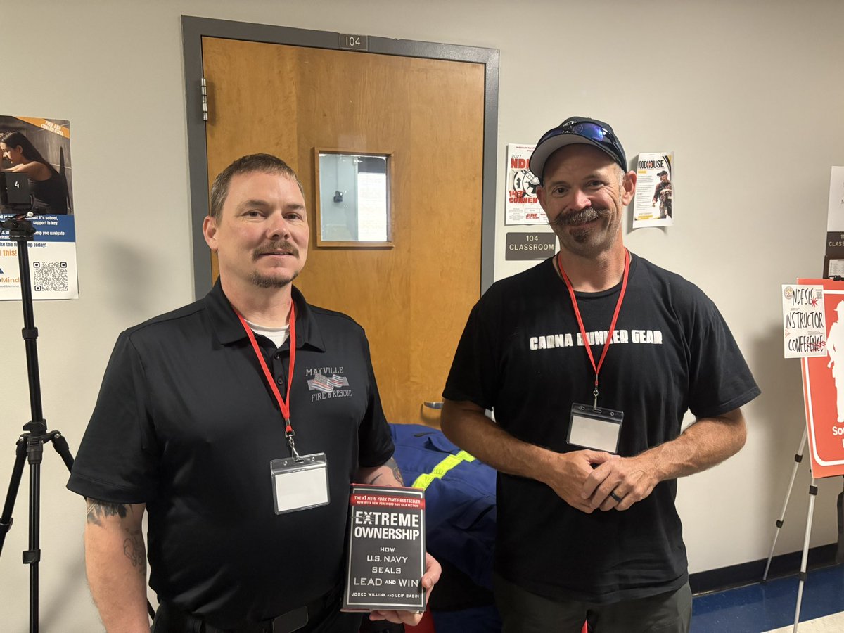 CarnaBunkerGear's tweet photo. Thank you @gfherald for covering what’s happening in Mayville with the Fire Department, its training facility @mayvillestate were amazing hosts for the NFDA Conference. President Van Horn is running a tight ship up there. Chief Hart met us @FDICevent and invited us up to show our first of its kind cancer exposure reduction concept. Firefighters need to train, but we don’t have to be exposed to carcinogens when we do it anymore. Our CRO attended, and multiple ND fire agencies were interested too. He also got to play some golf with his stepson who is on the department, and plays for @mayville_FB while getting his education. The next generation will train smarter than their parents, and these leaders are taking cancer more seriously than all the major fire departments. Chief Hart is seeking funding, and creating ways to better serve that community. He’s an Army veteran who told me he just takes care of his firefighters like he did his soldiers. As a former Marine turned fire captain, I can confirm this. The boy confirms it too. We are so fortunate for this relationship, and excited to see how this develops as a company, and a father I get a little wordy. It’s humbling as a small startup that the industry strongly supports, but won’t adopt. @LeifBabin @jockowillink