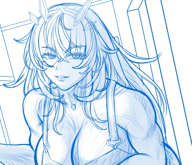 quatthro's tweet photo. Barghest commission WIP https://t.co/9RphWlnREe