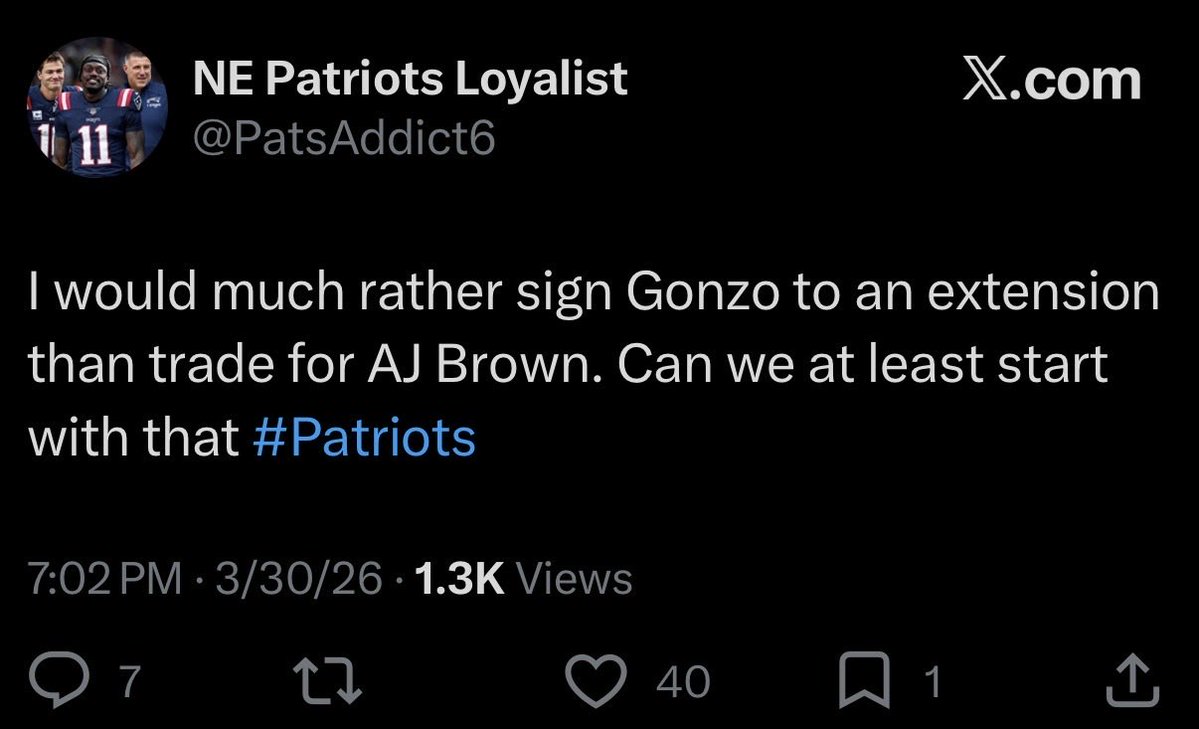 Ron11479280's tweet photo. @PatsAddict6 You f|aggit didn’t even want him https://t.co/sUPa7C3eLe