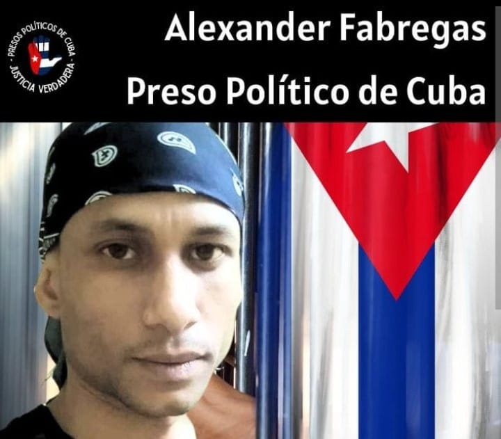 DavidR9258's tweet photo. Alexander Fábregas 

#ProhibidoCallar ante la injusticia!
Más de 1200 #PresosDeCastro dentro de las mazmorras Castristas.
EXIGIR libertad no es delito!

#LibertadParaLosPresosPoliticos
#AbajoLaNarcoDictaduraCastrista
#AbajoElComunismo
#PatriaVidaYLibertad https://t.co/87YjY4HMZJ