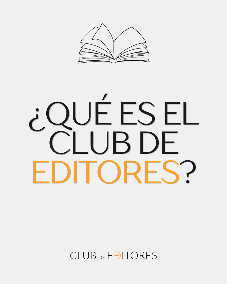 ClubEditores's tweet photo. 🔎 Conoce más sobre el Club de Editores y sé parte de esta gran comunidad. #AmigosPorElLibro https://t.co/EvI2tCfubT