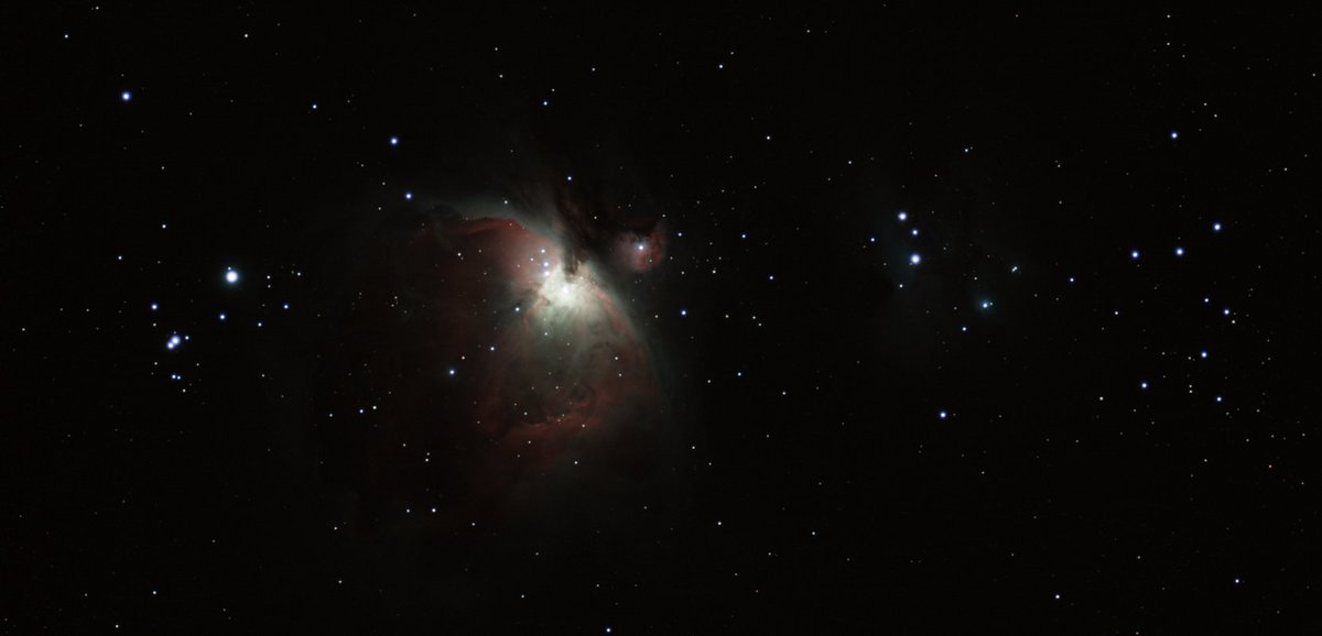 srwadleigh's tweet photo. Messier 43. First pass at deep space. https://t.co/d1LS8L8im7