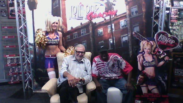 rageman45's tweet photo. Pretty cool post from @nostalgiaa. These are my really old pictures from back in June 2012. When EB Games hosted the Lollipop Chainsaw promo event had @JessicaNigri and the late great George A. Romero. Met them, the first time and they are awesome people. Also, getting some goodies along with the game from launch day and finishing it in one sitting. I had great time!