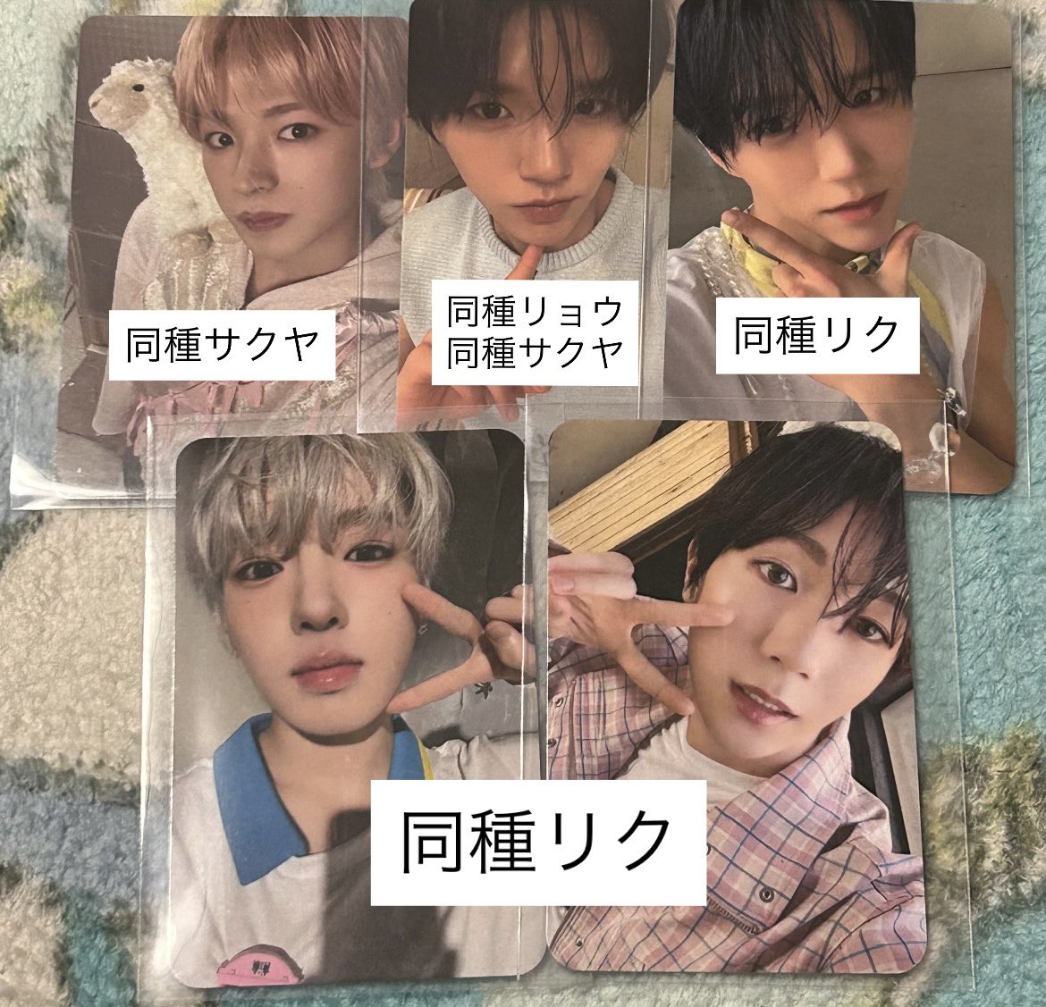 keam346's tweet photo. NCT WISH ode to love トレカ交換

譲   ユウシ  ジェヒ リョウ  サクヤ

求   画像に記載のもの

郵送での交換希望🍀 https://t.co/2LJ4A9AptG