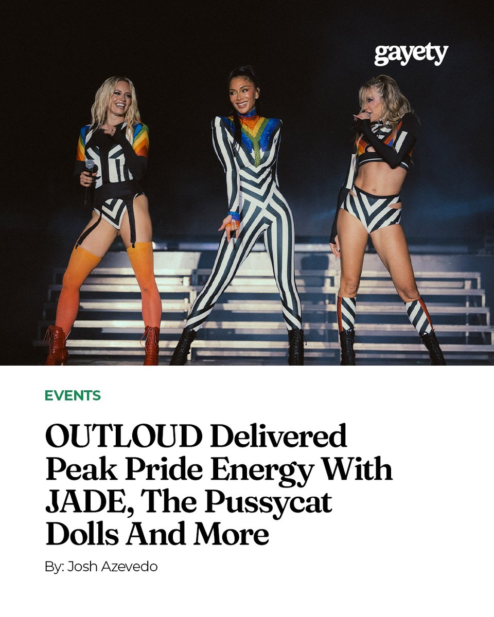 gayety's tweet photo. If you missed OUTLOUD at WeHo Pride… you missed The Pussycat Dolls’ first full show in years, surprise guests, Pride debuts, and a finale people are already replaying.

🔗⁠: https://t.co/Yljj9akB4b https://t.co/ngyYwsAcSd