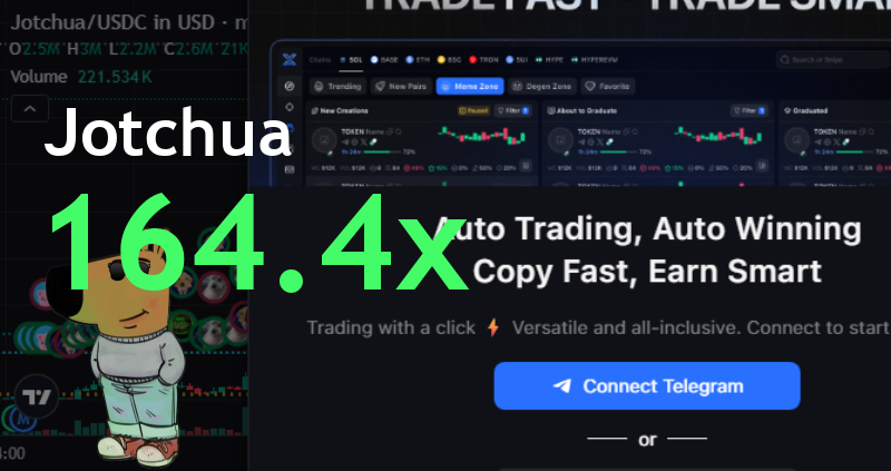 coletradex's tweet photo. Missed $Jotchua 164.4x? 🤯 My signals did THAT. Don't fade next moonshot!

📊 Token: Jotchua #Jotchua
MC: $15k → $2.5M
📈 Chart: https://t.co/xHnbVP8i7a
Call: https://t.co/dw0I2ziM5F

BcHEaaTCvycPwwsJ9yQTXdHP9X2gCLkznDbZ8VySpump
#Solana #token https://t.co/k82z1vs2c7