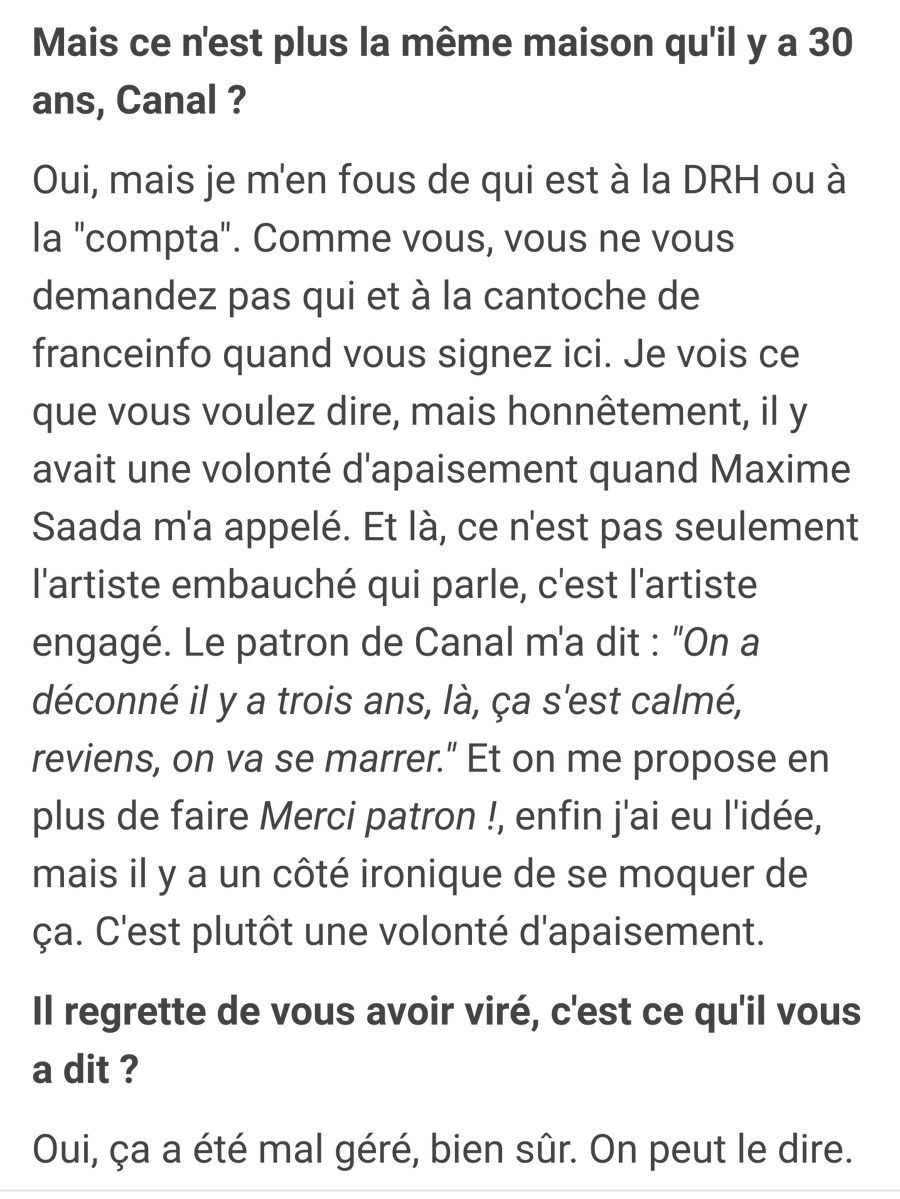 pensesots's tweet photo. @franceinfo stupides humains.. clap clap clap
@AgatheLambret @RenaudDely
#saada canal+ ce n'est lui qui a viré @SebastienThoen pour sa parodie cnews praud
bande de lâches (euphémisme)
thoen te rappelle t-il si tu ne fais d'audience ailleurs
si comme des lanceurs d'alertes t'es blisté... https://t.co/nemQPCQcsk